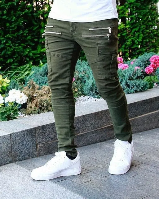 Men's fashion Military Cargo Pants Multi-pockets Baggy Men Pants Casual Trousers Overalls Army Pants Joggers