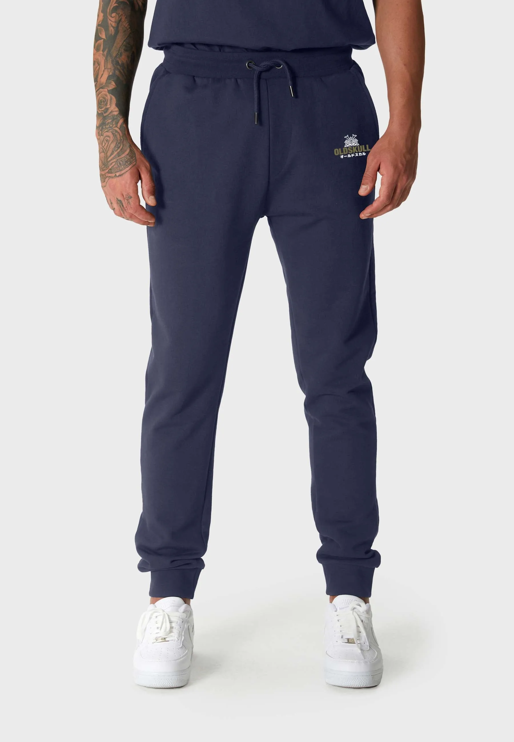 Oldskull Basic Kanji Sweat Jogger Navy Blue