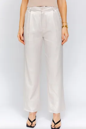 Pleated Crop Pants