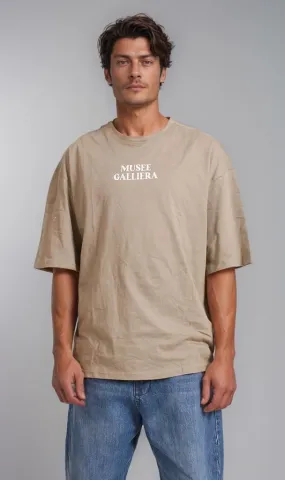 R207691 -Picasso Graphic T-Shirt - Beige