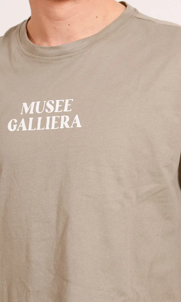 R207691 -Picasso Graphic T-Shirt - Beige