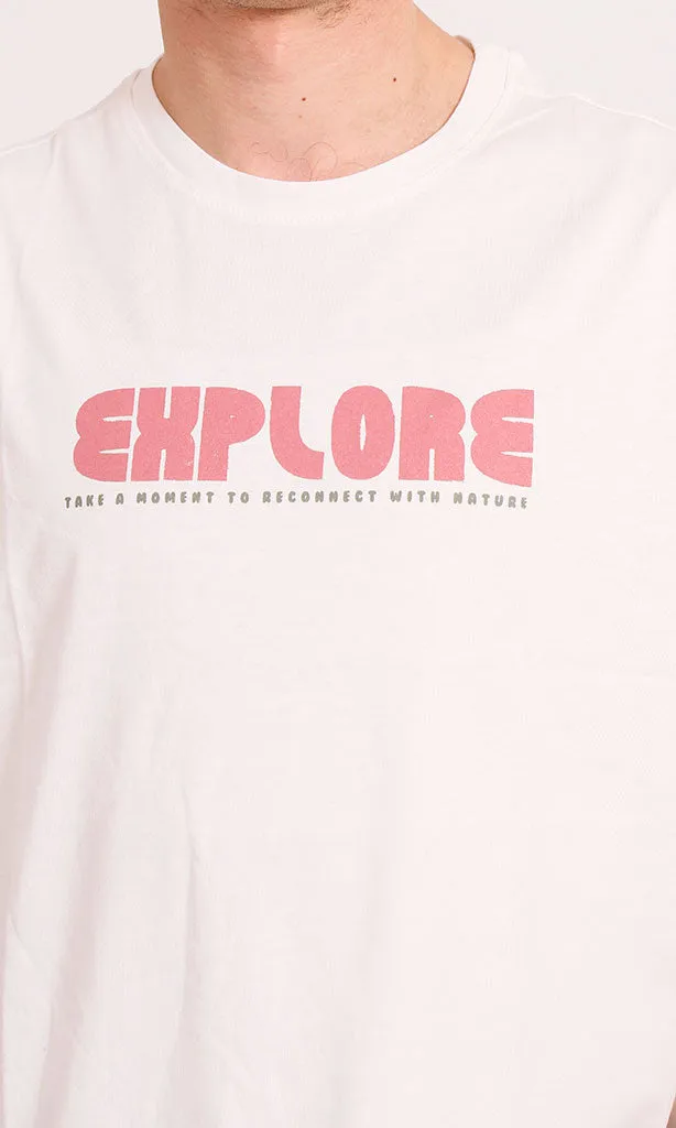R207692 -Explore Graphic T-Shirt - Off White