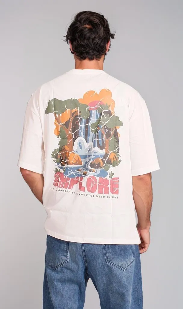 R207692 -Explore Graphic T-Shirt - Off White