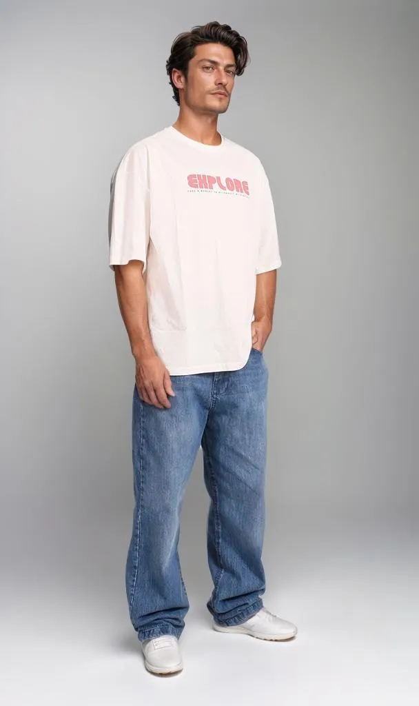 R207692 -Explore Graphic T-Shirt - Off White