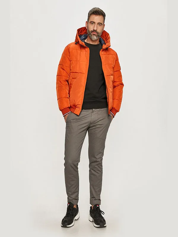 Rope Dye Hooded Bomber