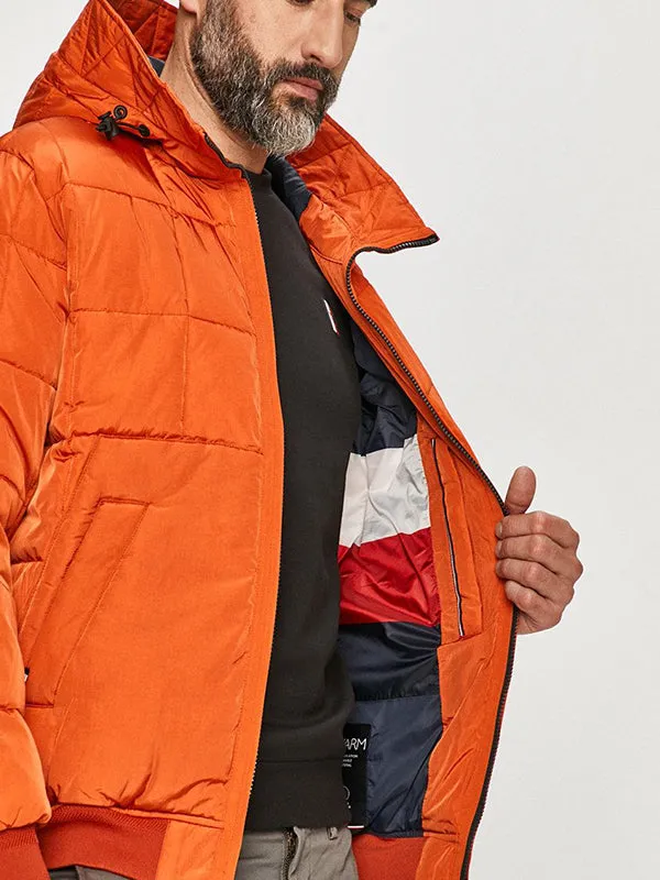 Rope Dye Hooded Bomber