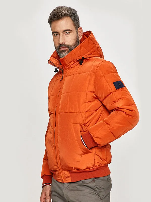 Rope Dye Hooded Bomber