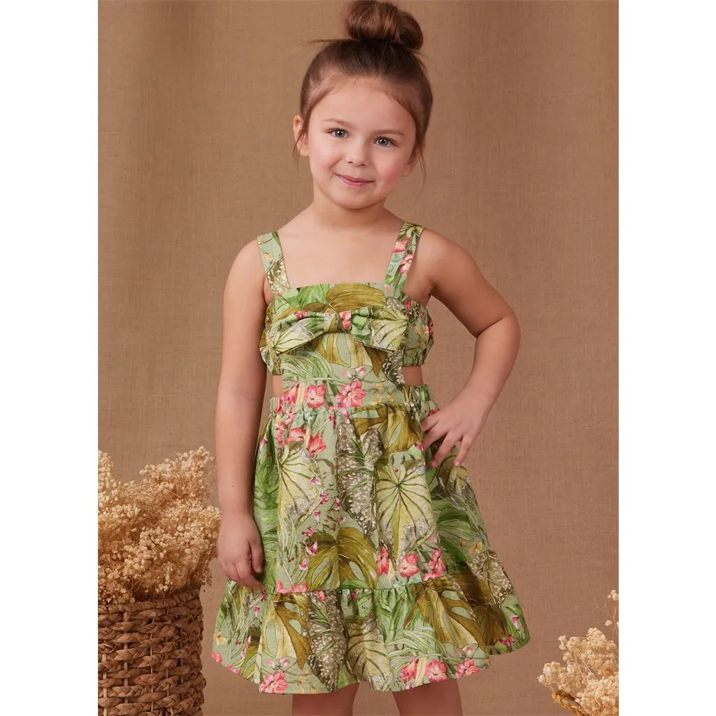 Simplicity Sewing Pattern S9962 Children's Dress, Top and Shorts