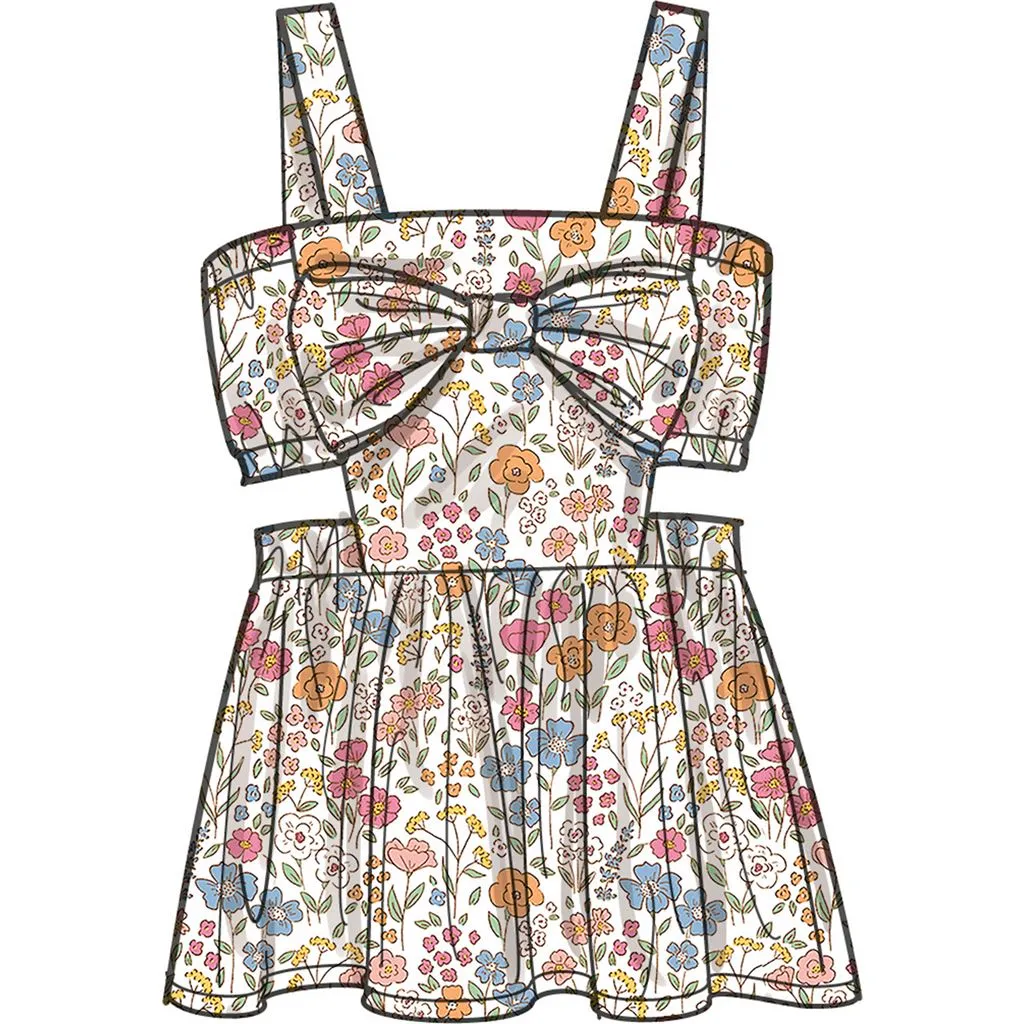 Simplicity Sewing Pattern S9962 Children's Dress, Top and Shorts