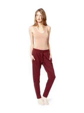 Slim Fit Jogger Wine by Miakoda