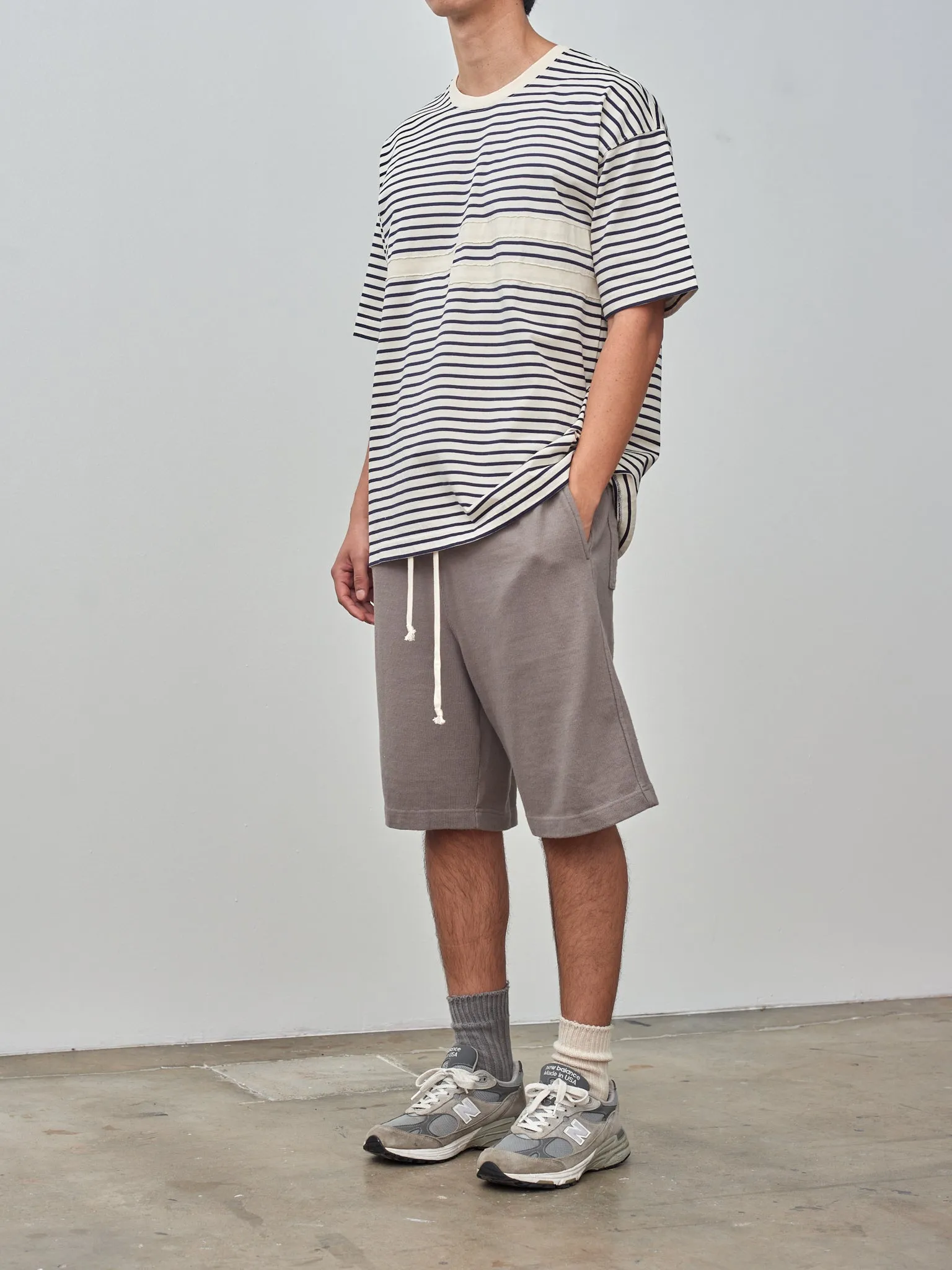 Soft Heavy Jersey Easy Big Shorts - Gray