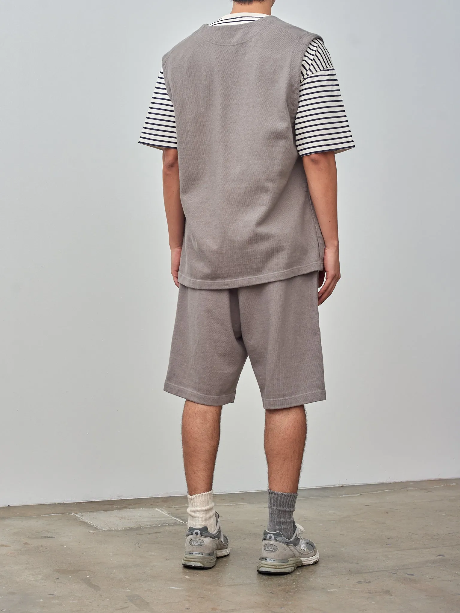 Soft Heavy Jersey Easy Big Shorts - Gray