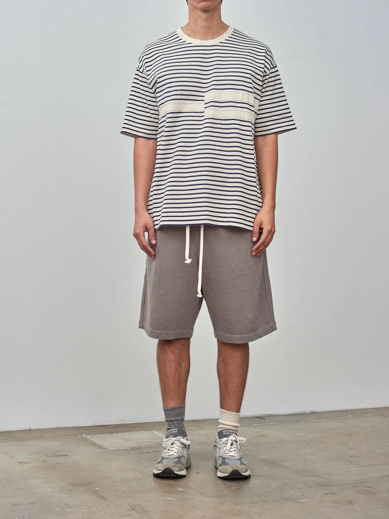 Soft Heavy Jersey Easy Big Shorts - Gray