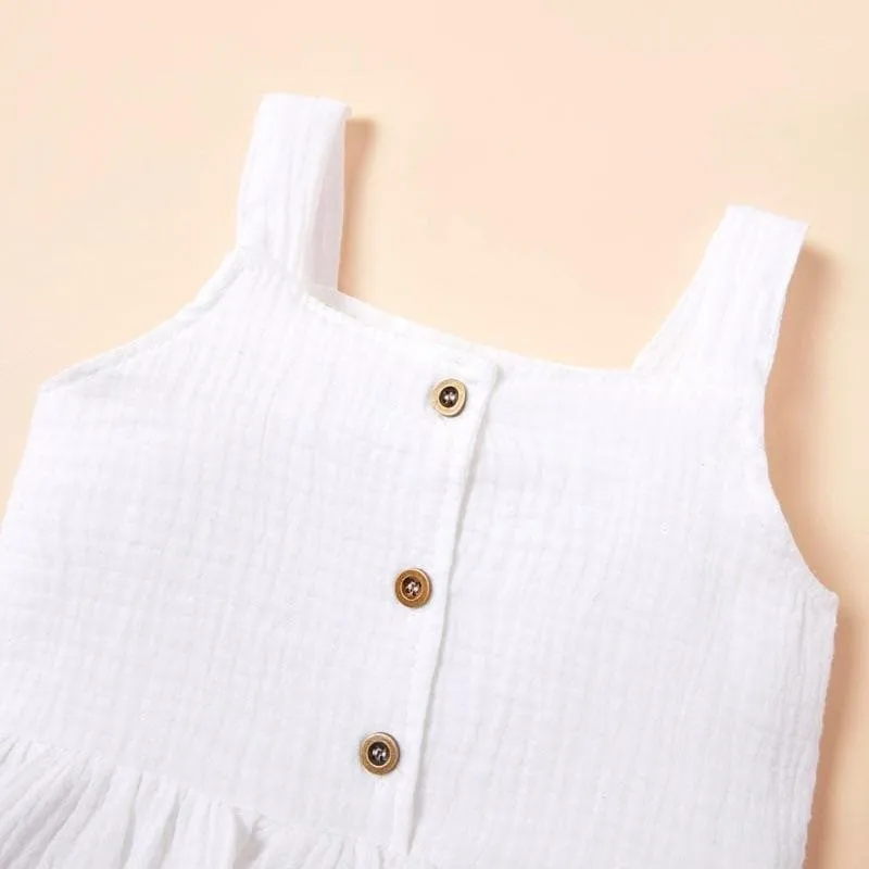 Solid Slip Botton Front Top and Shorts Set