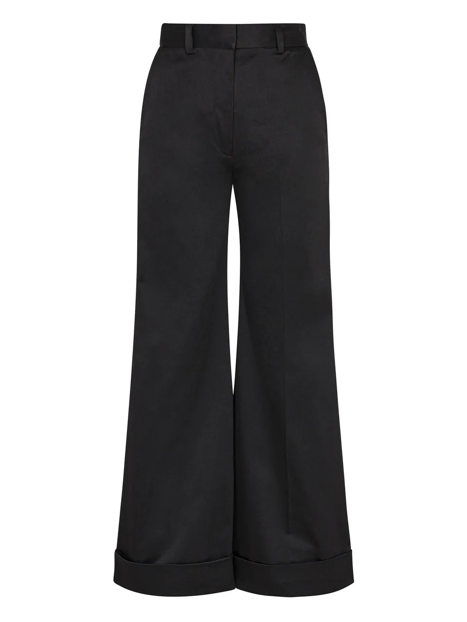 Techy Sateen Wide Leg Pant