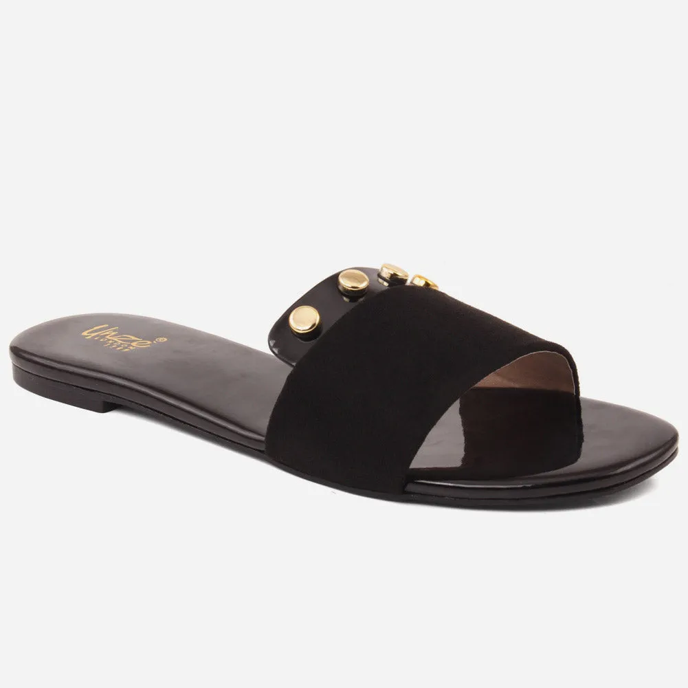 Women "ROMEY" Comfortable Flat-Heel,Wide Fit Gorgeous Slippers