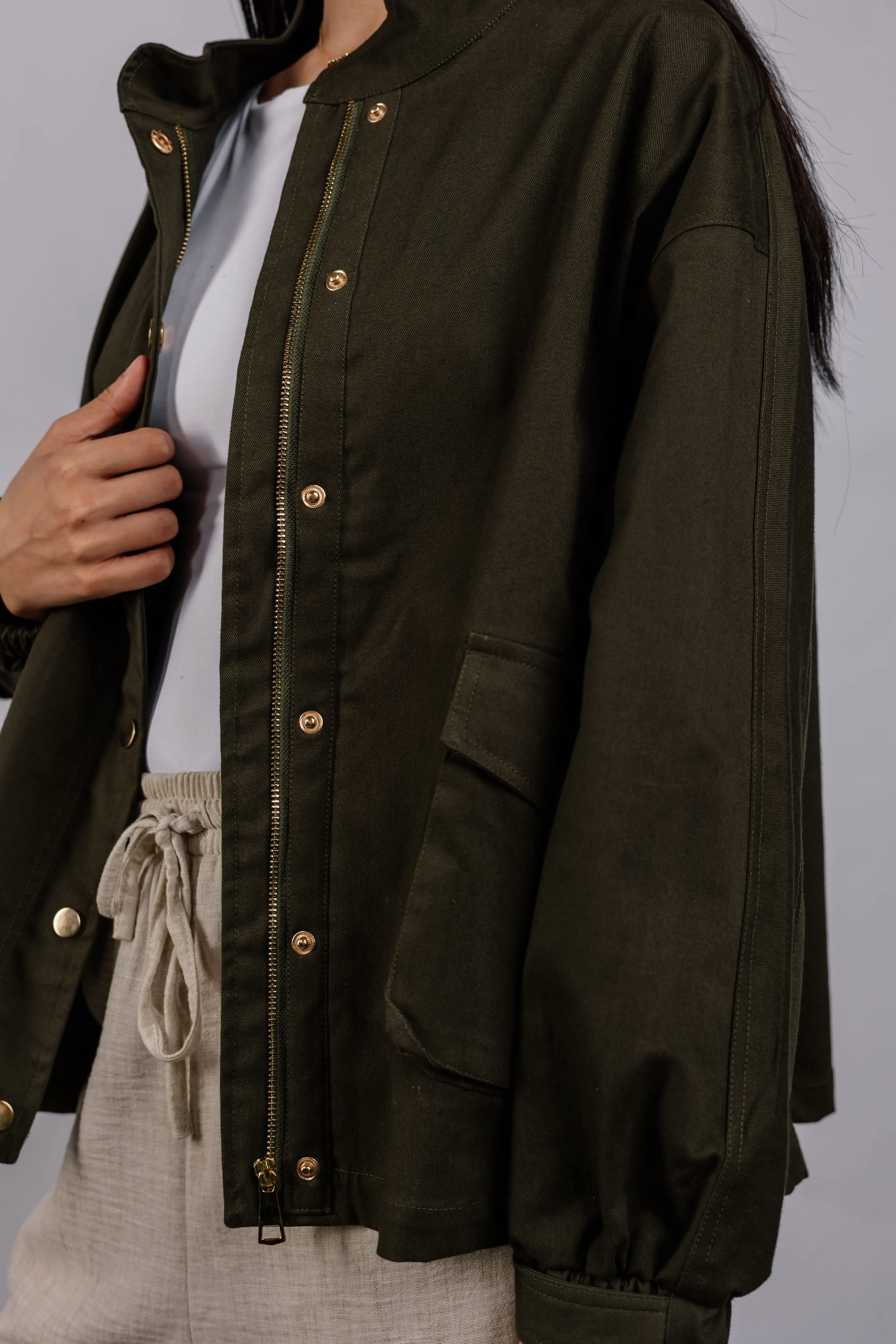 Zip up utility Jacket